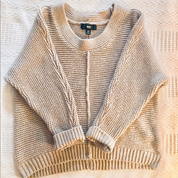 Mossimo Supply Co. Sweaters - Mossimo XS Waffle Knit Sweater